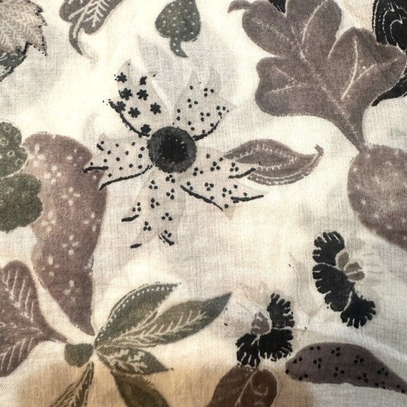 Tory Burch Floral Cotton Tunic Size 8 - Picture 2 of 7